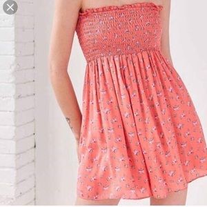 Patterned UO Romper strapless